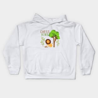 Chess Lion King Kids Kids Hoodie